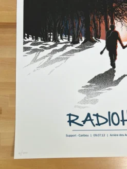 Radiohead - 2012 Joshua Budich Poster St. Triphon, Switzerland 2nd Gig Posters 13 Radiohead - 2012 Joshua Budich Poster St. Triphon, Switzerland 2nd Gig Posters