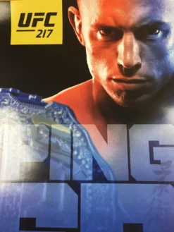 Sold Out Posters UFC 217 - 2017 Poster Bisping Vs ST-Pierre, Garbrandt Vs Dillashaw, Joanna Vs Na