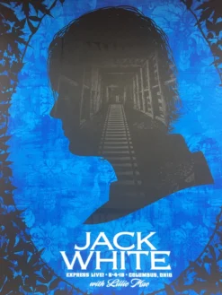 Jack White - 2018 Todd Slater Poster Columbus, OH Express Live