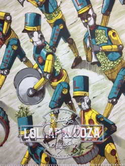 Chicago, IL Lollapalooza - 2017 Pixelpancho Poster Chicago Print SIGNED By Perry Farrell