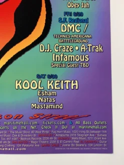 The Artworks MHP 122 - 2001 Poster Maritime Hall San Fran 1st Gig Posters