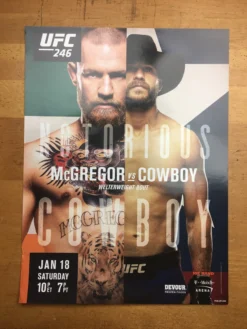 Sold Out Posters UFC 256 - 2020 Poster McGregor Vs Cowboy