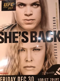 Sold Out Posters UFC 207 Poster Ronda Rousey Vs. Nunes T Mobile Arena PPV