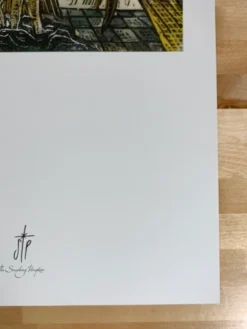 Gig Posters The Smashing Pumpkins - 2000 Vasily Kafanov Lithograph Machina Poster