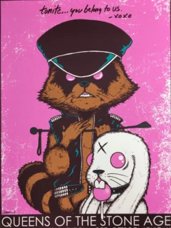 Queens Of The Stone Age - 2013 Jermaine Rogers Poster Detroit Fillmore