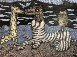 Art Prints Freda's Kiss - 2021 David Welker Poster, Art Print