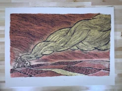 Ash - 2009 Dan Grzeca Poster Art Print Copper/Gold Variant Art Prints