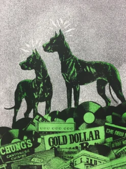 Jack White - 2019 The Silent Giants Poster Detroit, MI Third Man Records Gig Posters