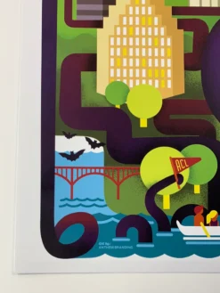 Austin City Limits Festival - 2012 Dan Stiles Poster Zilker Park