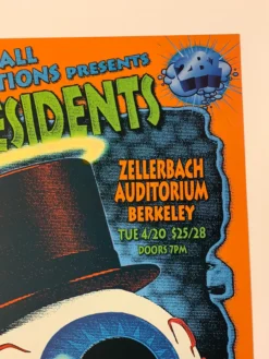 The Artworks Gig Posters MHP 64 The Residents - 1999 Poster Maritime Hall San Fran 1st