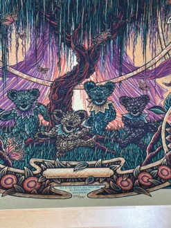 Grateful Dead - 2022 Luke Martin Poster St. Stephen Variant X/275 Gig Posters