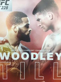 Sold Out Posters UFC 228 2018 Poster Woodley Vs Till And Montano Vs Shevchenko