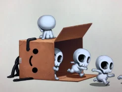 Art Prints Boxo II (Skullies 2) - 2019 Mike Mitchell Poster Print SOFA Con 1st