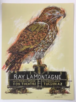 Gig Posters Ray Lamontagne - 2014 Dan Grzeca Poster Tucson, AZ Fox Theatre 9 Gig Posters Ray Lamontagne - 2014 Dan Grzeca Poster Tucson, AZ Fox Theatre