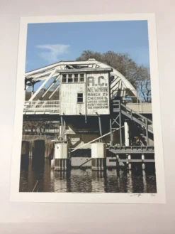 A.C. Newman - 2009 Dan MacAdam Crosshair Poster Chicago, IL Logan Square Auditor