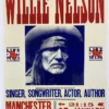 Willie Nelson - 2007 Hatch Show Print 1/27 Poster Manchester, England Gig Posters 2 Willie Nelson - 2007 Hatch Show Print 1/27 Poster Manchester, England Gig Posters