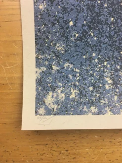 Winter Hearts - 2009 Jacob Bannon Art Print Gold Variant