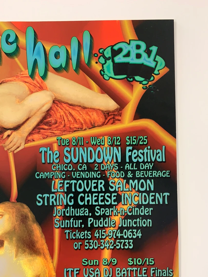 Carolyn Ferris Gig Posters MHP 50 Maritime Hall - 1998 Poster August Blink-182, SCI, Leftover Salmon San Fran 1st 6 Carolyn Ferris Gig Posters MHP 50 Maritime Hall - 1998 Poster August Blink-182, SCI, Leftover Salmon San Fran 1st