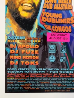 Sold Out Posters Gig Posters MHP 49 Maritime Hall - 1998 Poster August San Fran 1st