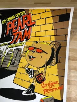 Pearl Jam - 2011 Dabs Myla Poster Toronto, ON CAN