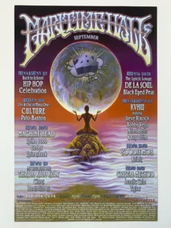 MHP 51 Maritime Hall - 1998 Mark Henson Poster September San Fran 1st Gig Posters