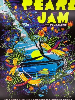 Pearl Jam - 2020 Munk One Poster Oklahoma City, OK Chesapeake Energy