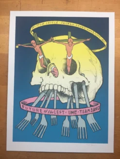 Future Of The Left - 2009 Jay Ryan Poster Chicago, IL Bottom Lounge