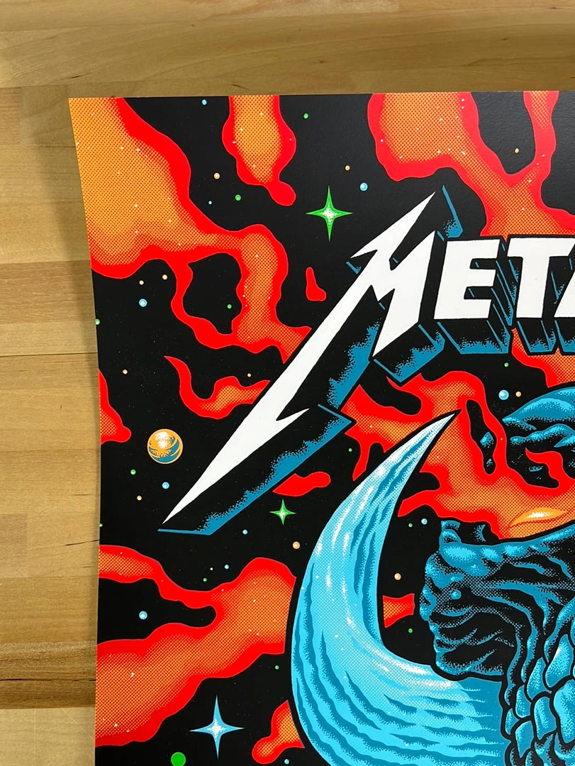 Gig Posters Metallica - 2022 Pitchgrim Poster Santiago, Chile 5 Gig Posters Metallica - 2022 Pitchgrim Poster Santiago, Chile