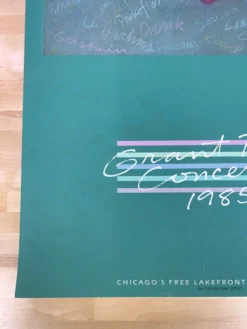 Sold Out Posters Grant Park Concerts - 1985 Lakefront Poster Chicago, IL Original Vintage 13 Sold Out Posters Grant Park Concerts - 1985 Lakefront Poster Chicago, IL Original Vintage
