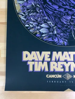 Dave Matthews Band - 2020 Ken Taylor Poster Cancun, MEX 13 Dave Matthews Band - 2020 Ken Taylor Poster Cancun, MEX