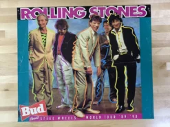 Sold Out Posters Gig Posters Rolling Stones - 1989 Bud Steel Wheels Poster Original Vintage