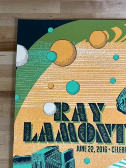 Gig Posters Ray LaMontagne - 2016 Status Serigraph Poster Brooklyn, NY