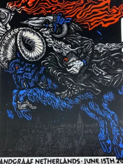 Ames Brothers Pearl Jam - 2018 Ames Design Poster Landgraaf Pinkpop Geleen