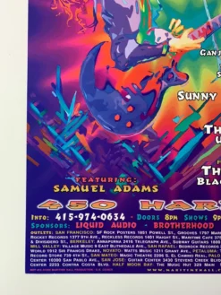 Greg Coiner MHP 53 Men At Work - 1998 Poster Maritime Hall San Fran 1st