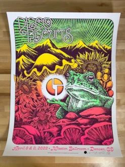 Colorado Disco Biscuits - 2022 Nathaniel Deas Poster Denver, CO Mission 9 Colorado Disco Biscuits - 2022 Nathaniel Deas Poster Denver, CO Mission