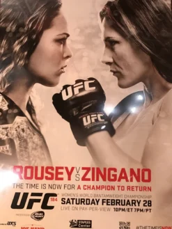 Sold Out Posters UFC 184 Poster Rousey Vs. Zingano Staples Center