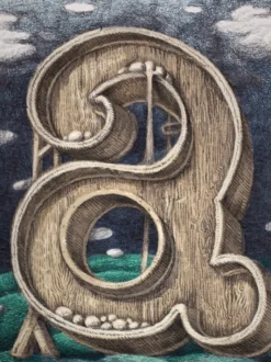 Letter A - 2021 David Welker Poster, Art Print Art Prints