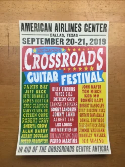 Sold Out Posters Crossroads Guitar Festival - 2019 Poster Dallas, TX American Airlines Center