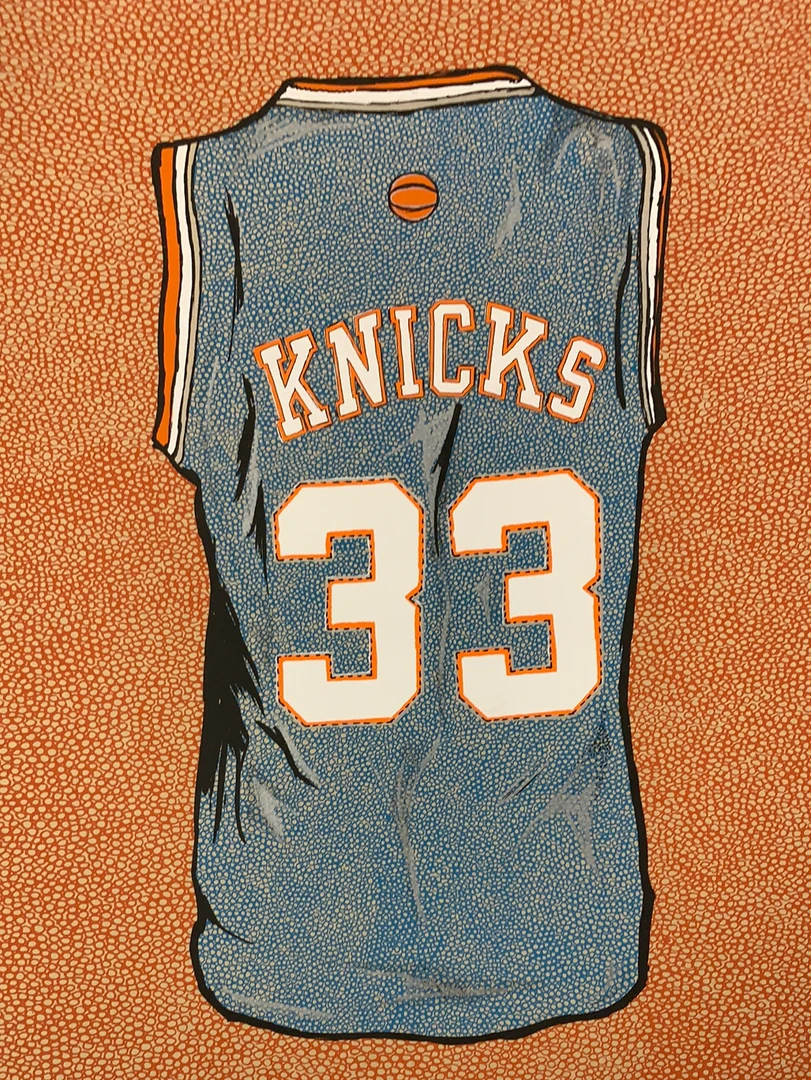 Knicks - 2014 Fugscreens Studios Poster Patrick Ewing Jersey Print 3 Knicks - 2014 Fugscreens Studios Poster Patrick Ewing Jersey Print