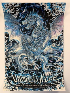 Gig Posters Umphrey's McGee - 2018 Miles Tsang Poster Beacon Theatre New York