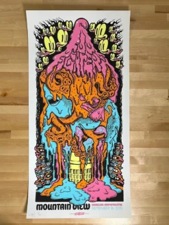 Foo Fighters - 2015 Ames Brothers Bros. Poster Mountain View, CA