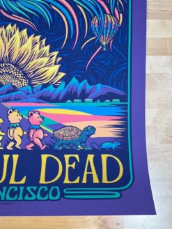 Grateful Dead - 2021 Todd Slater Poster San Francisco, CA Variant Gig Posters