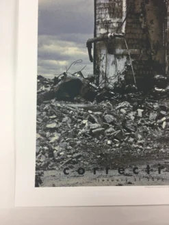 Corrections House - 2013 Dan MacAdam Crosshair Poster Tampa, FL The Crowbar Gig Posters