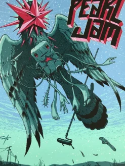 Gig Posters Pearl Jam - 2010 Jeff Soto Poster Arras, France, Town Square