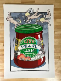 Pearl Jam - 2006 Daymon Greulich Poster Sydney, AUS Kings Of Leon Gig Posters