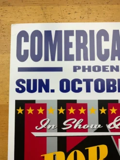 Bob Dylan - 2016 Geoff Gans Poster Phoenix, AZ Comerica Theatre Gig Posters