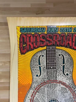 Crossroads Guitar Festival - 2007/2010 Chuck Sperry Poster, Eric Clapton Test Print