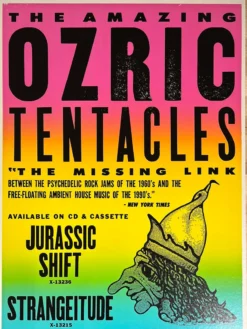 Colby Poster Printing Ozric Tentacles - 1990's Colby Poster UK, LA