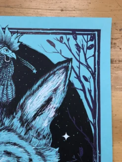 The Avett Brothers - 2016 Zeb Love Poster Pittsburgh, PA Stage AE VARIANT BLUE