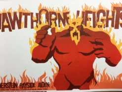 Gig Posters Hawthorne Heights - 2005 Hero Design Studio Poster Buffalo, NY The Town Ballroom